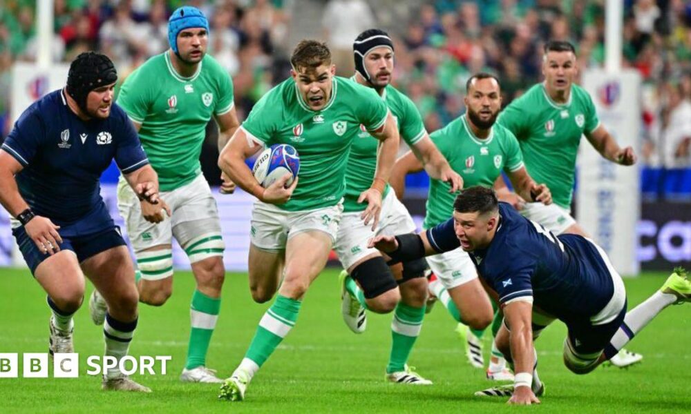 Ireland v Scotland in the 2023 World Cup