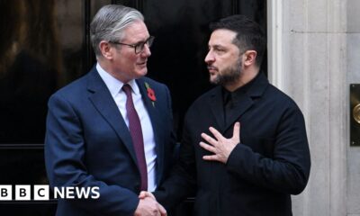 Zelensky due at Downing Street for high-level Ukraine talks