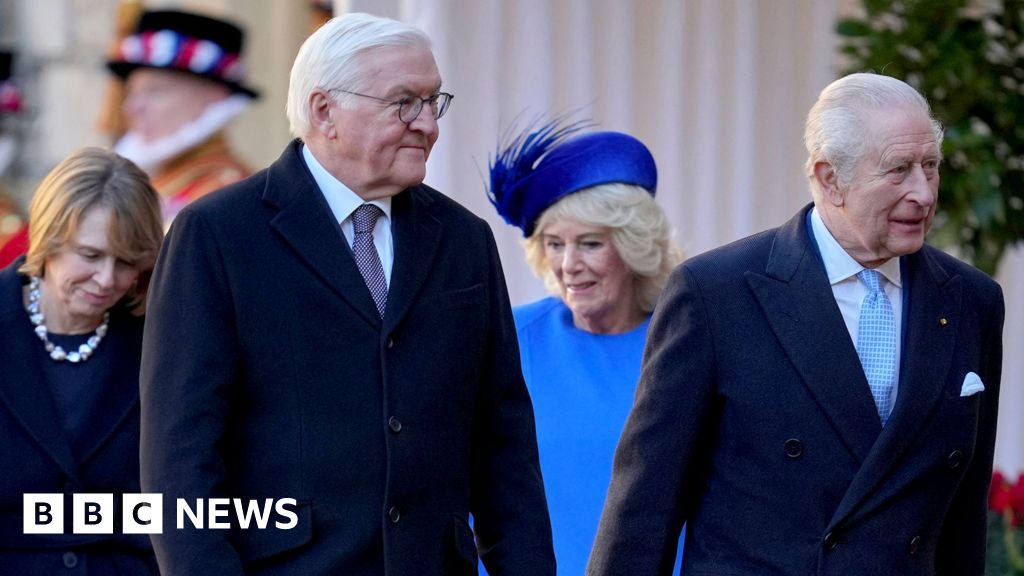 King Charles welcomes German president on first state visit in 27 years