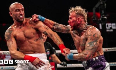 Conor Cooke (left) in action against Matthew Hodgson