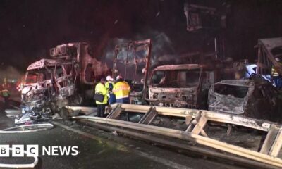 Two dead in 50-vehicle pile up on Japan highway