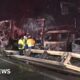 Two dead in 50-vehicle pile up on Japan highway