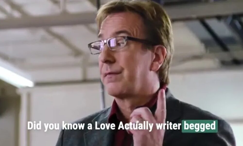 The Alan Rickman storyline a Love Actually writer begged to cut