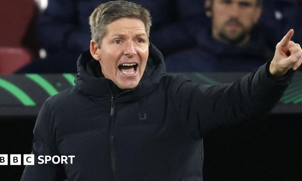 Crystal Palace manager Oliver Glasner