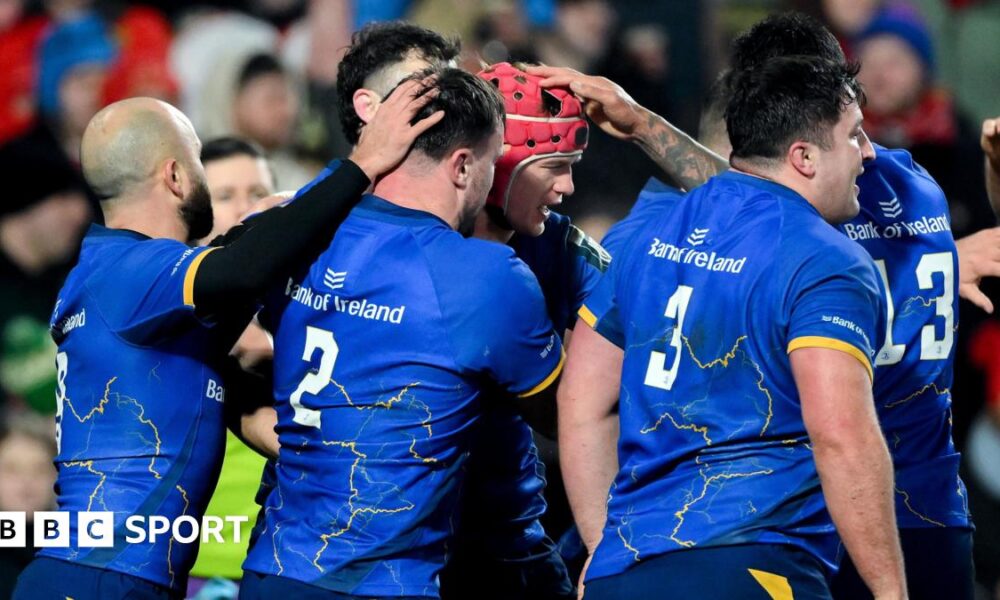 Josh van der Flier celebrates