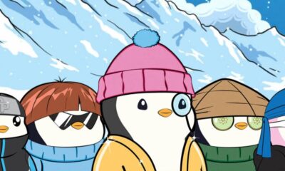 NFT Project Pudgy Penguins Takes Over Las Vegas Sphere in Holiday Campaign