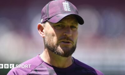 England head coach Brendon McCullum