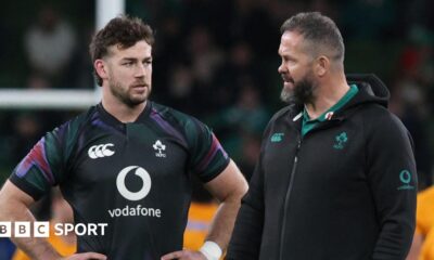 Caelan Doris and Andy Farrell