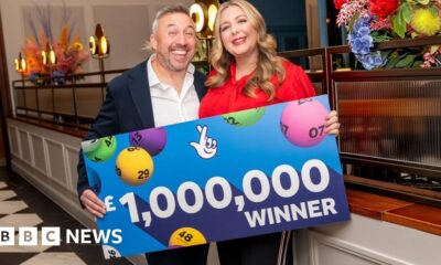 Lottery winners scoop jackpot again in 24-trillion-to-one odds
