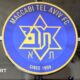 This picture shows the entrance of an official store of Israeli football team Maccabi Tel Aviv, at Bloomfield Stadium in Tel Aviv,