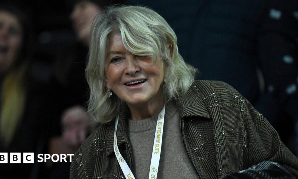 Martha Stewart at the Swansea.com Stadium for last weekend's game against Wrexham