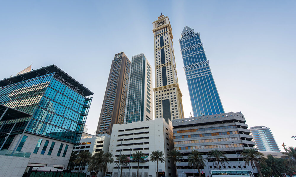 Big Ben Al Yaqoub tower in Dubai