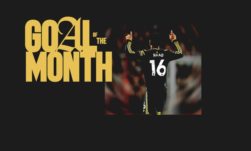 Amad wins Manchester United Goal of the Month for November