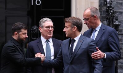 Ukraine-Russia war live: Zelensky says he has no right to give up land after European allies pledge support