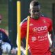 Mario Balotelli in training with Genoa after joining as a free agent on October 28, 2024. (picture via www,genoacfc.it)