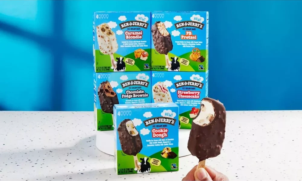 Ben & Jerry's creates new line of novelty bars