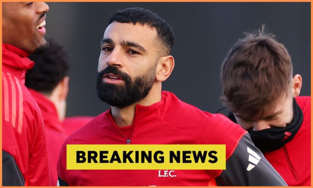 Mohamed Salah in Liverpool training, plus