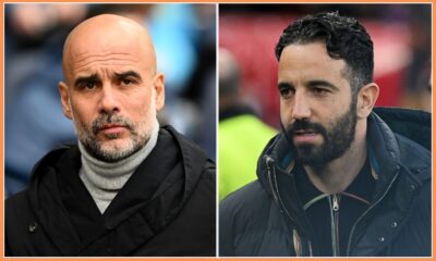 Pep Guardiola and Ruben Amorim