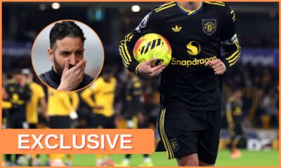 Bruno Fernandes prepares to take a corner for Man United