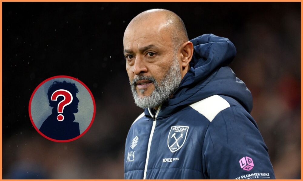 West Ham United manager Nuno Espirito Santo looks on