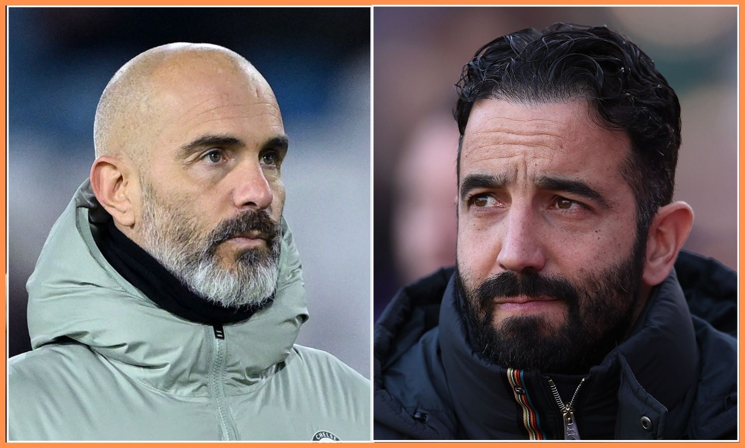 Enzo Maresca and Ruben Amorim