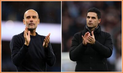 Pep Guardiola and Mikel Arteta