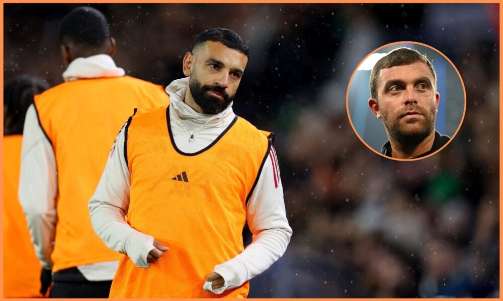 Mohamed Salah and Fabrizio Romano