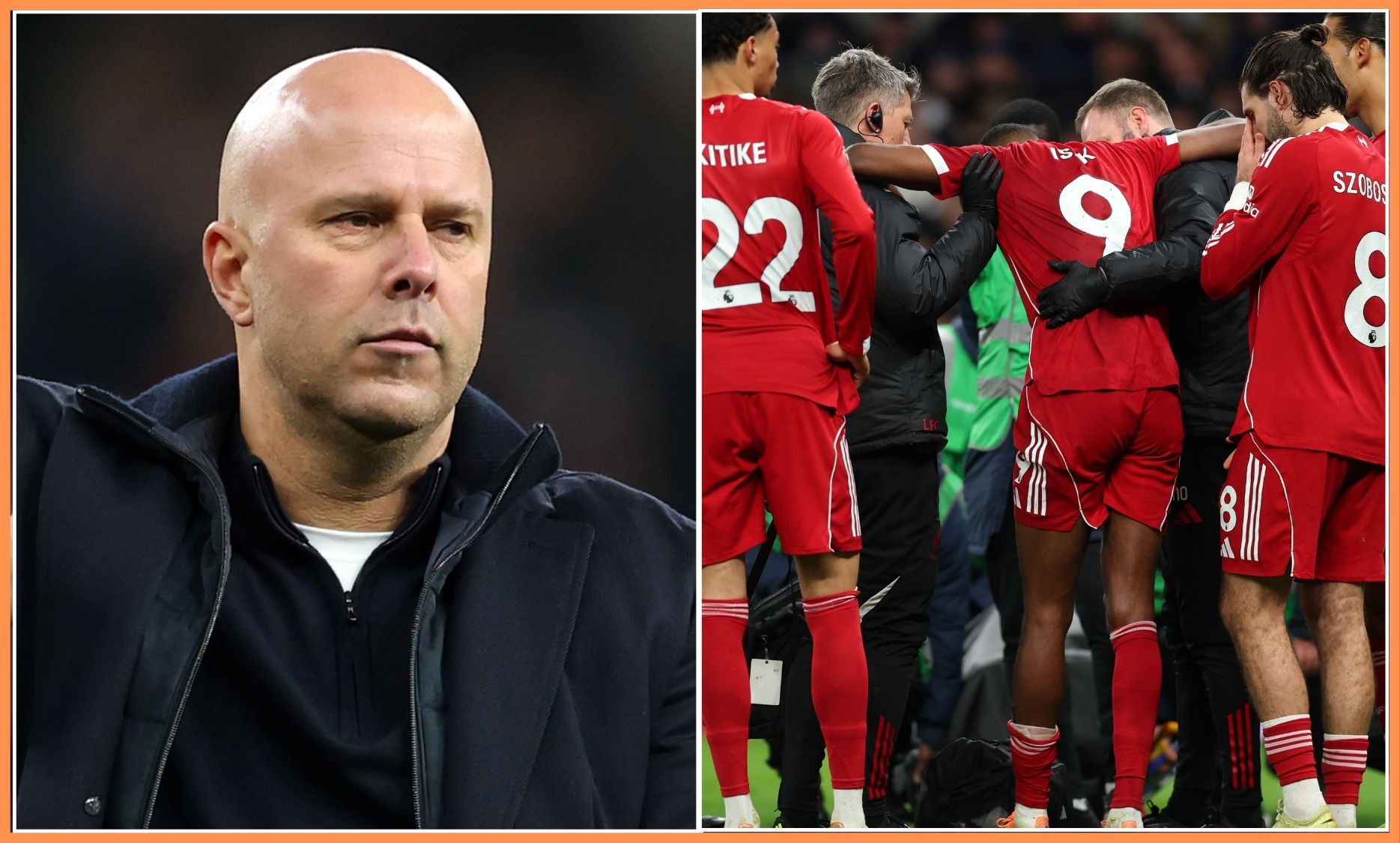 Arne Slot and Alexander Isak