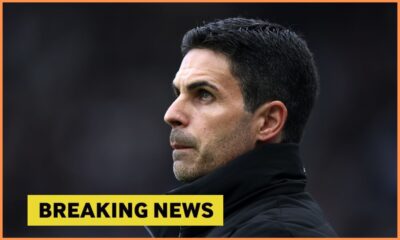 Arsenal manager Mikel Arteta looks on during the Newcastle game