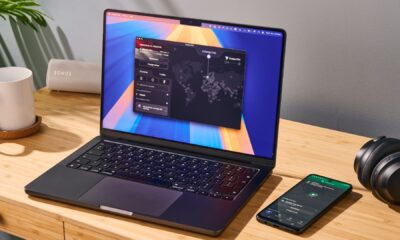 Proton VPN app on macOS laptop