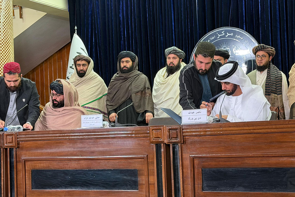 DP World Afghanistan signing ceremony