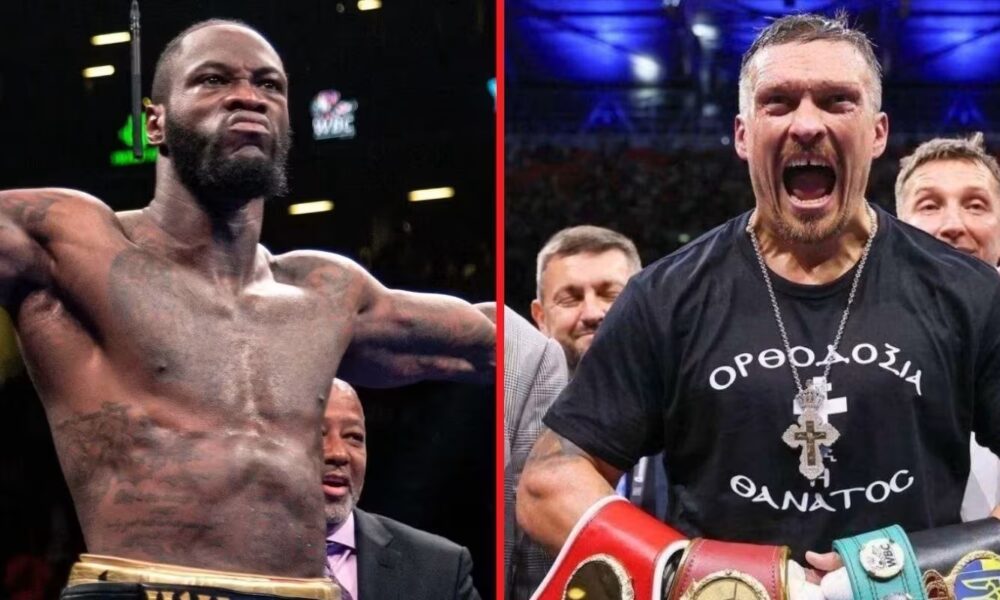 Deontay Wilder responds directly to Usyk after being called out for title fight: “This is for you”