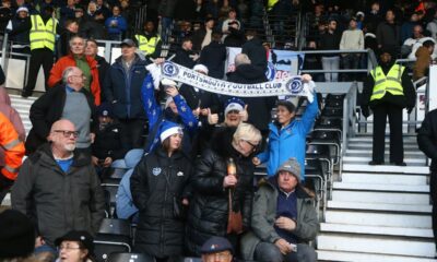 15 brilliant photos of Portsmouth faithful and match action from Derby County showdown