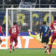 MILAN, ITALY - DECEMBER 09: Dominik Szoboszlai of Liverpool FC scores their team