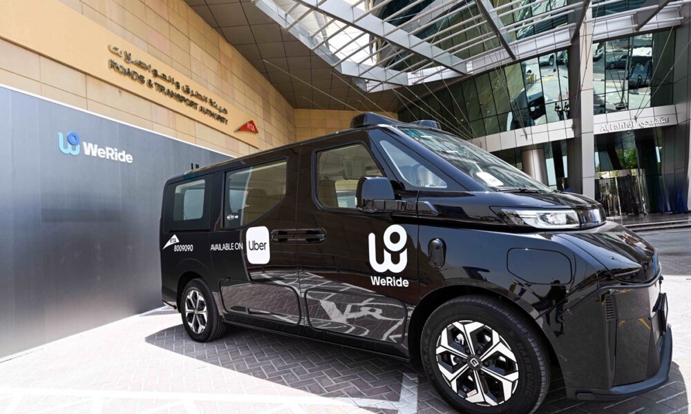 Dubai robotaxi WeRide Uber