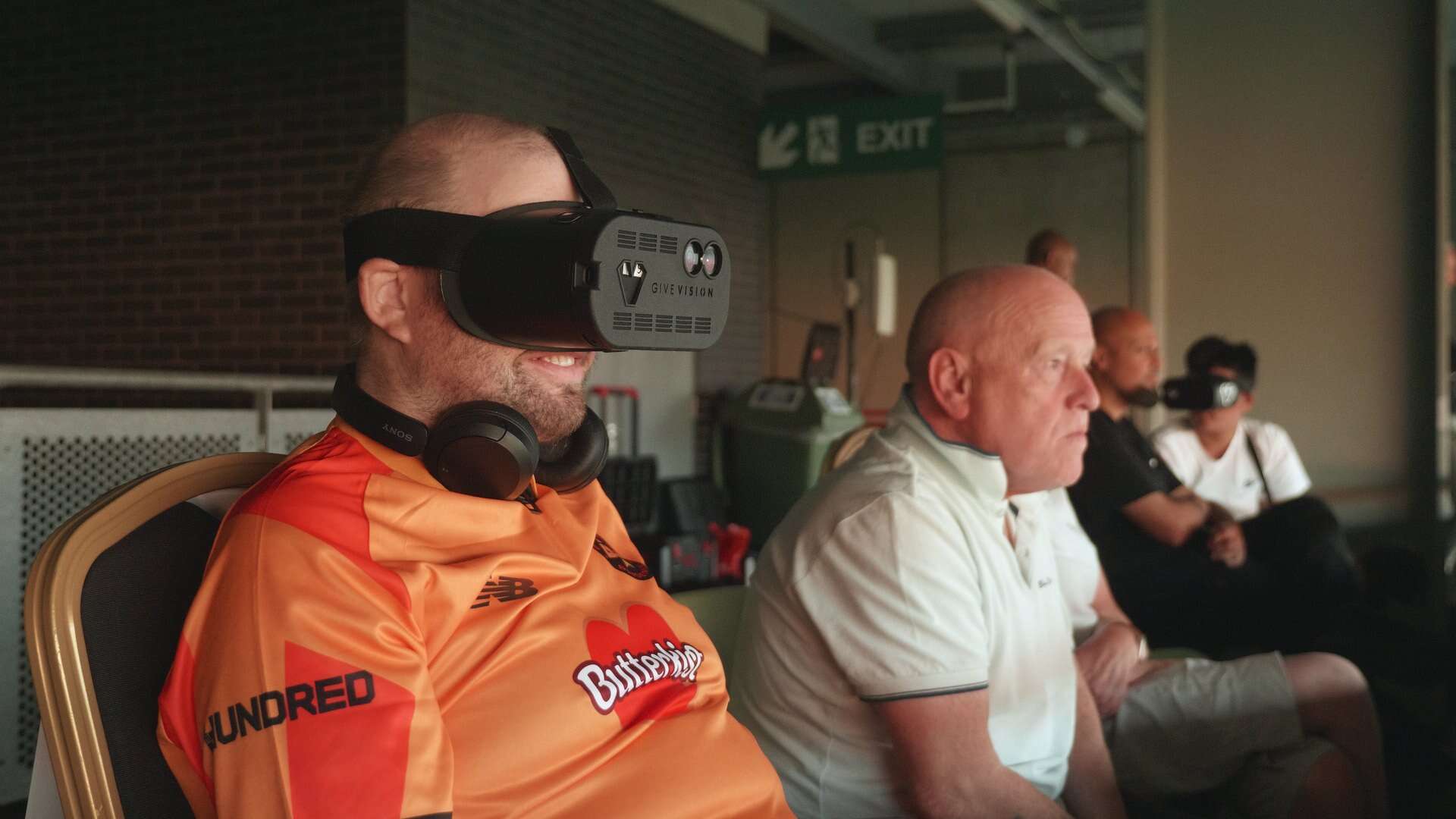 The headsets bringing cricket to partially sighted fans