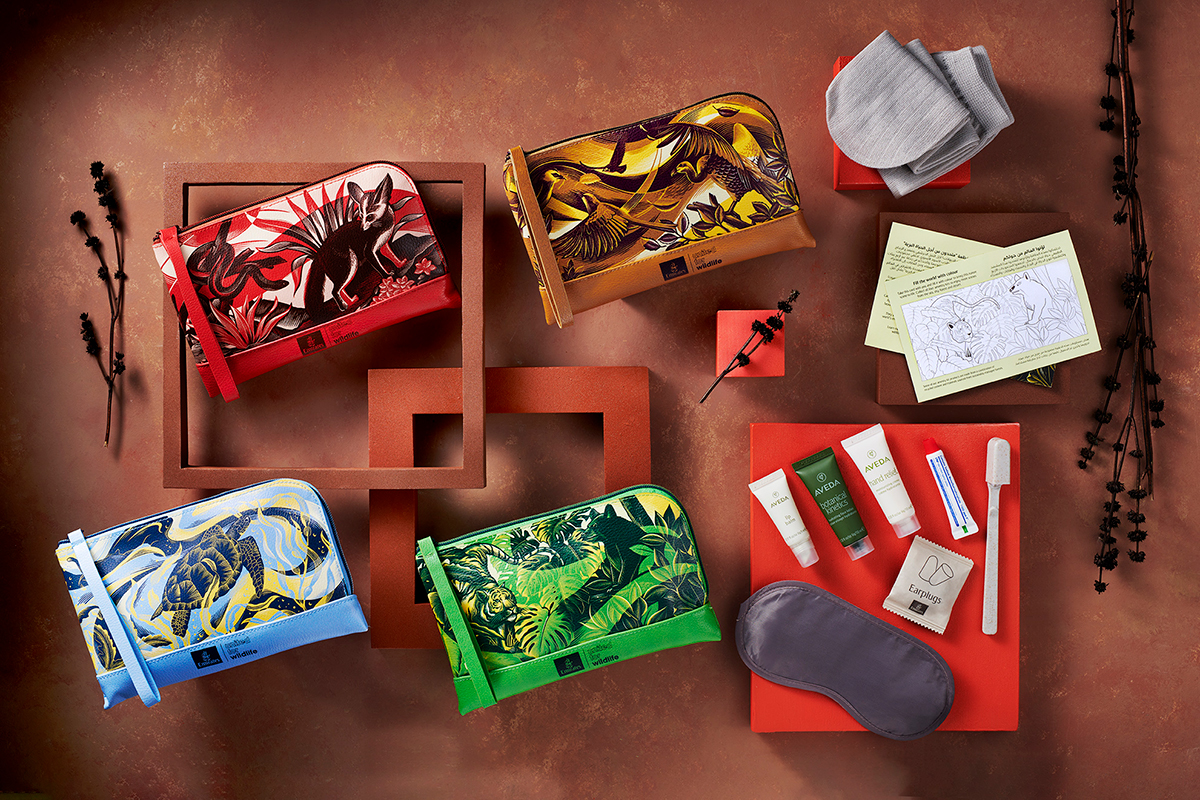 Emirates new Premium Economy amenity kit