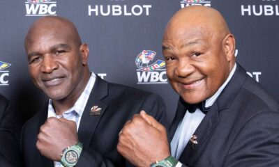 Michael Moorer looked past Holyfield and Foreman when naming the heavyweight who hit him hardest