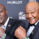 Michael Moorer looked past Holyfield and Foreman when naming the heavyweight who hit him hardest