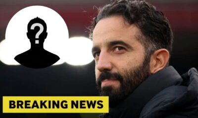 Ruben Amorim with overlay of mystery player