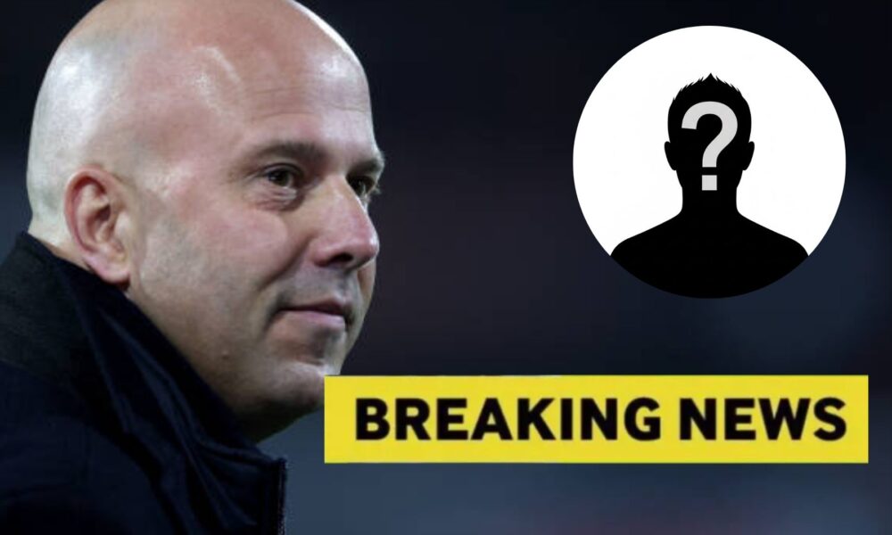 Arne Slot with overlay of mystery player