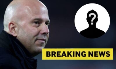 Arne Slot with overlay of mystery player