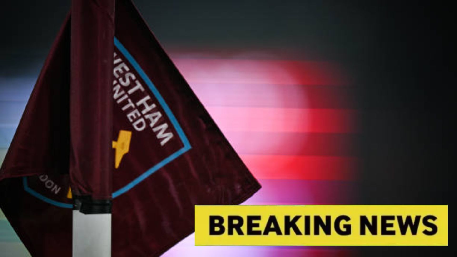 West Ham corner flag