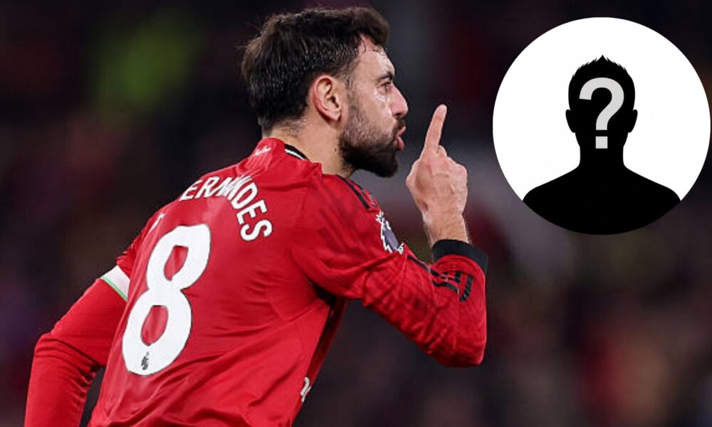 Bruno Fernandes celebrates after scoring his team