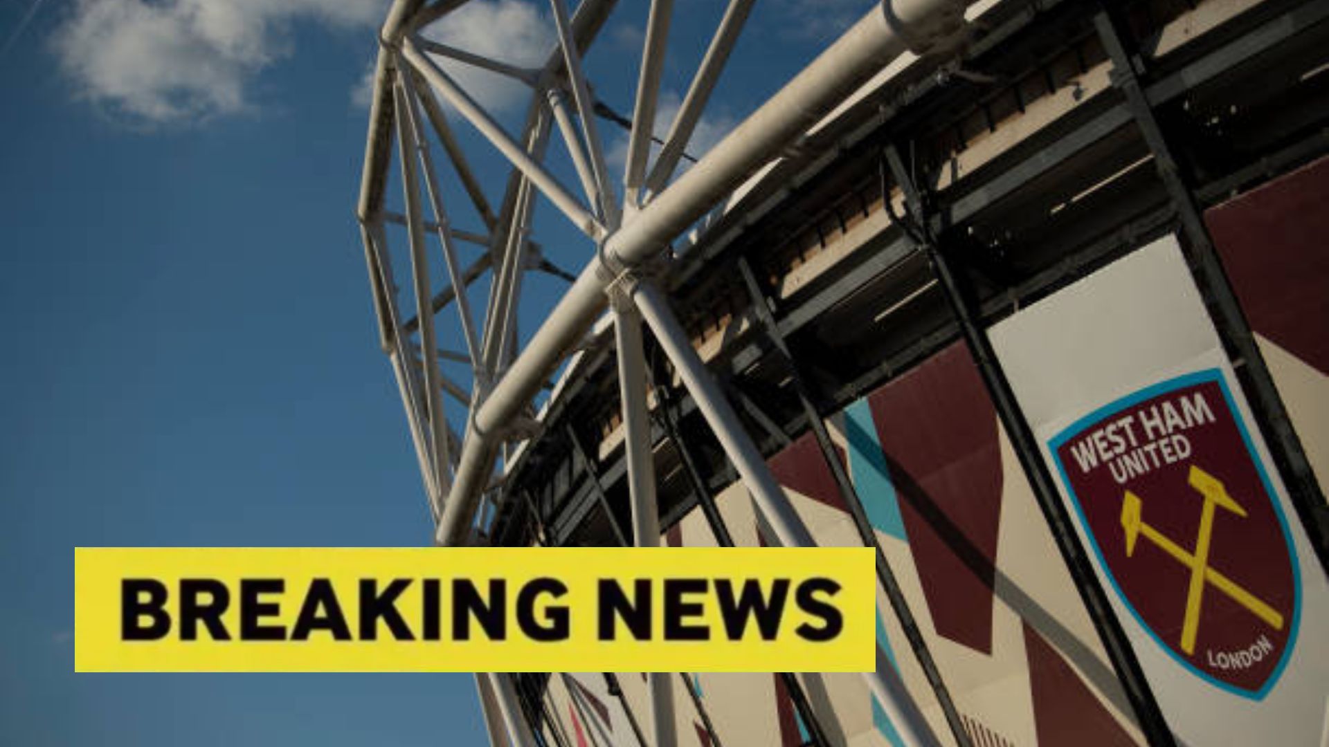 Exterior view of the West Ham stadium