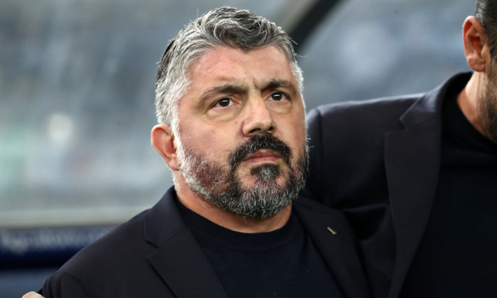 UDINE, ITALY - OCTOBER 14: Gennaro Gattuso, Head Coach of Italy, looks on prior to the FIFA World Cup 2026 qualifier match between Italy and Israel at Stadio Friuli on October 14, 2025 in Udine, Italy. (Photo by Marco Luzzani/Getty Images)