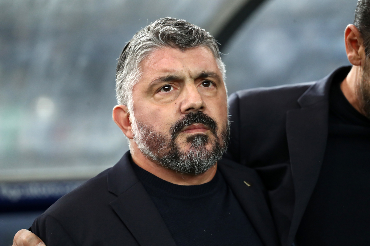 UDINE, ITALY - OCTOBER 14: Gennaro Gattuso, Head Coach of Italy, looks on prior to the FIFA World Cup 2026 qualifier match between Italy and Israel at Stadio Friuli on October 14, 2025 in Udine, Italy. (Photo by Marco Luzzani/Getty Images)
