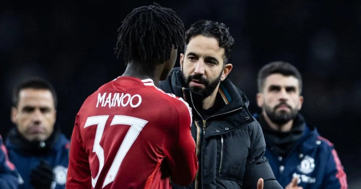 Ruben Amorim criticises two Man Utd academy talents as he defends Kobbie Mainoo treatment | Football