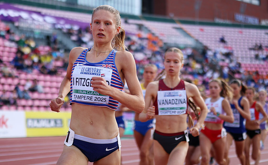 Innes FitzGerald enjoys her first taste of the big stage