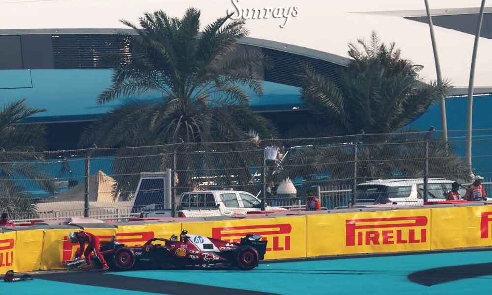 Lewis Hamilton crashes out of Abu Dhabi GP practice in latest Ferrari F1 nightmare